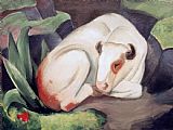 Franz Marc Weisser Stier painting